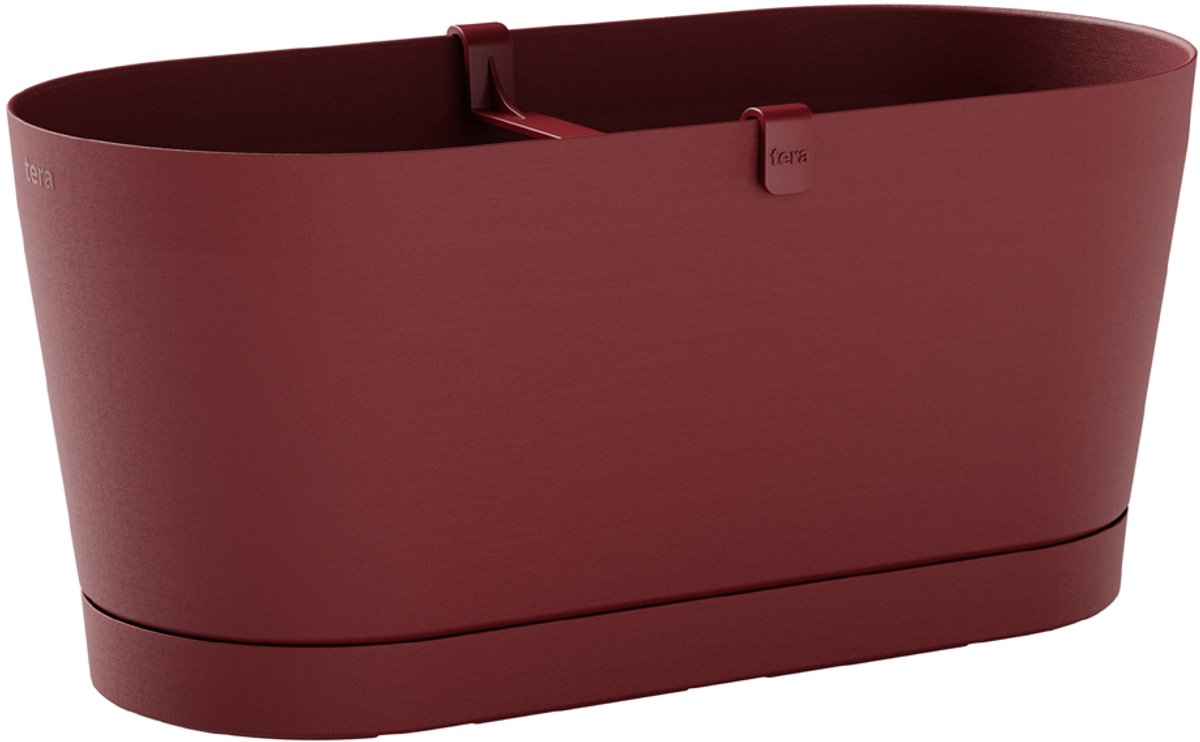 tera Plantenpot Vega Blush baksteenrood 40 cm