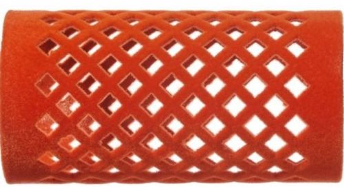 Efalock Fluwelen rollers lang oranje 32mm 12st