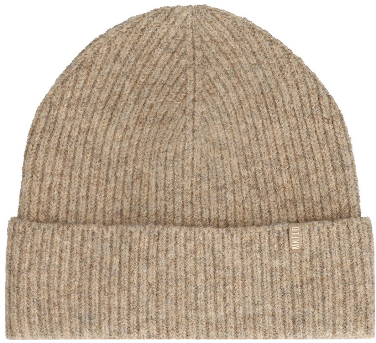 Manfield - Heren - Beige beanie - Maat 1
