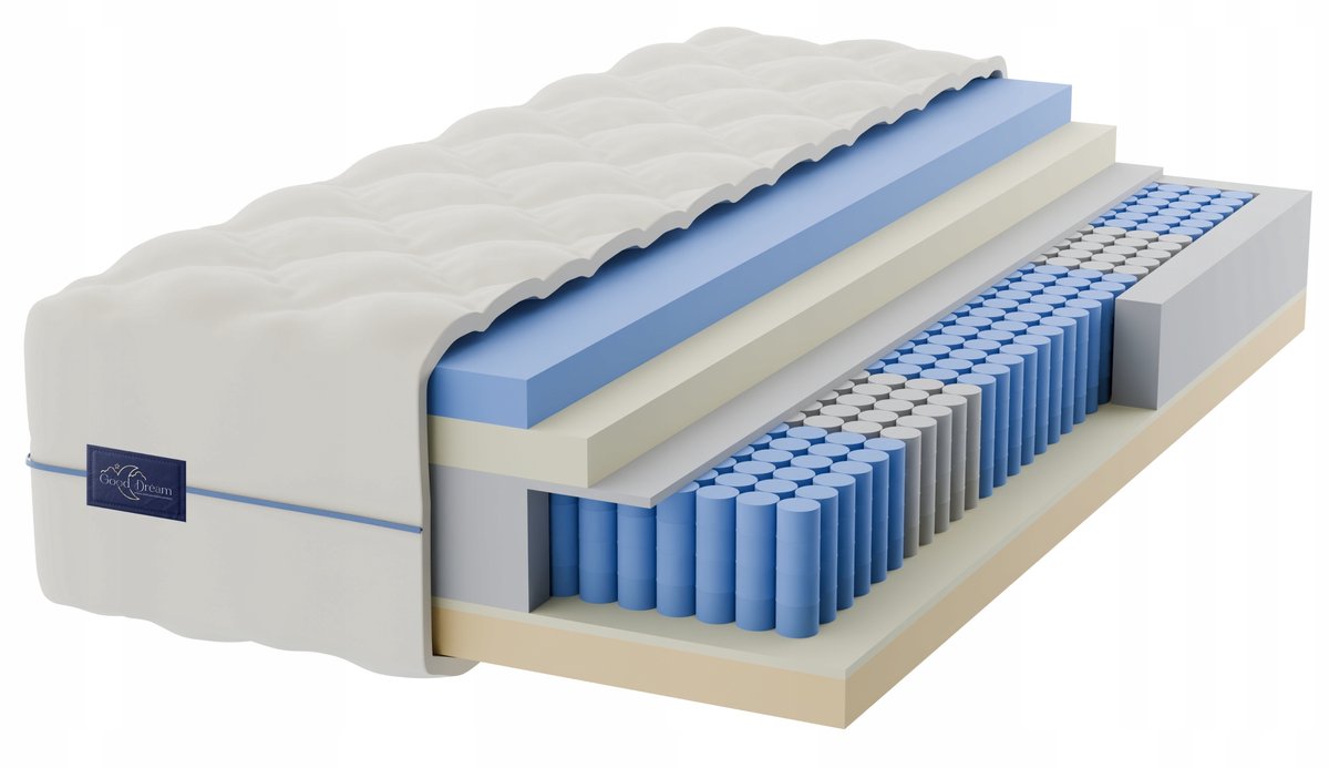 SONNO Pocketvering Matras 80x200cm Visco 9 Zones 22cm