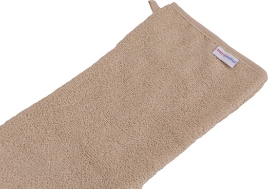 MamaLoes Badstof Zand Lange Baby Washand — afbeelding 4