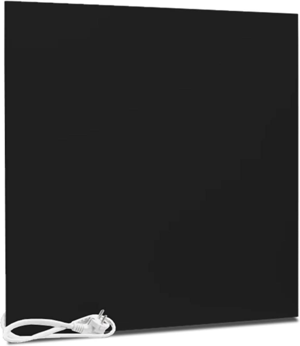 Comfortscreen Infrarood Verwarmingspaneel 60x60cm Mat Zwart