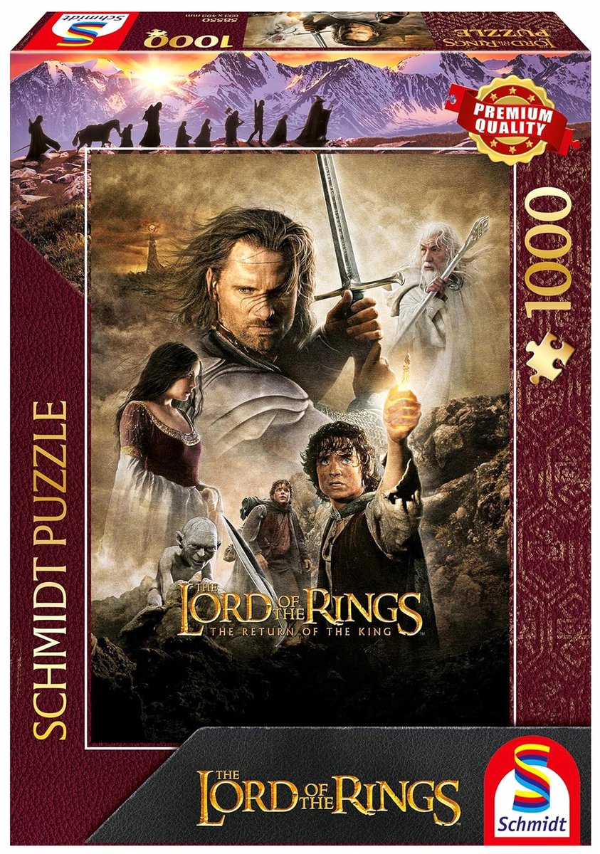 Schmidt Spiele Lord of the Rings: Return of the King puzzel van 1000 stukjes