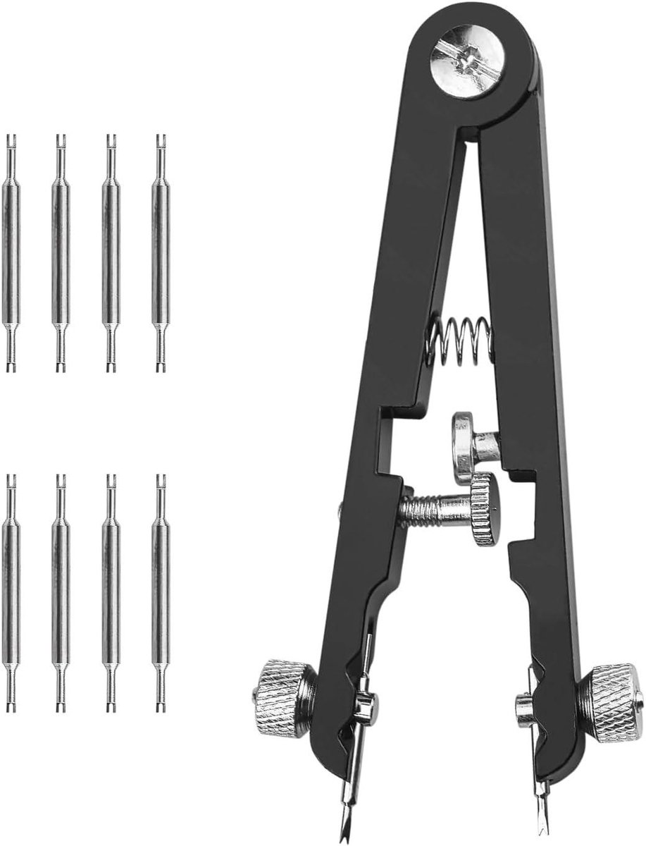 Allecto plus - Horlogeveerstaaftangen set voor Rolex-horlogeband - Aluminiumlegering - 8-punts pincet - Armbandtangset