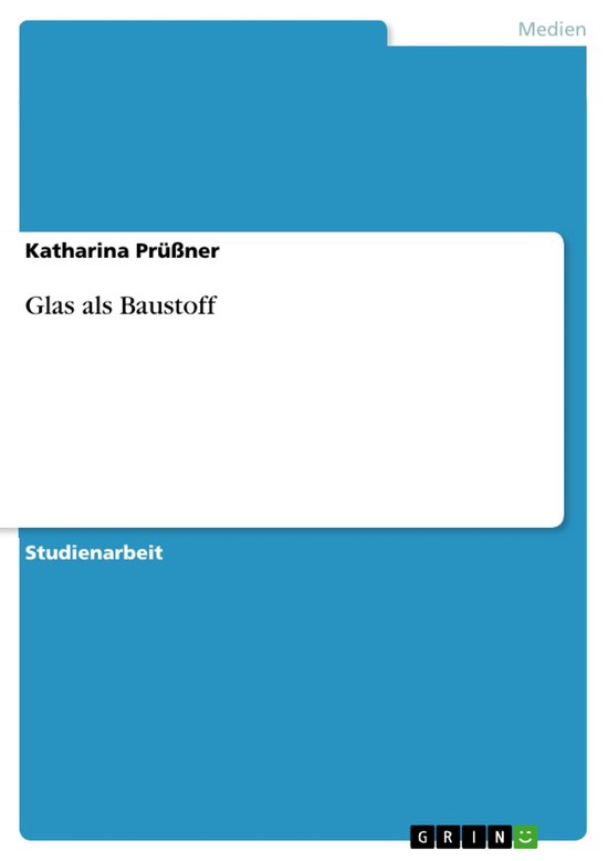 Glas Als Baustoff - cover