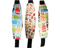 Ondersteuning De Tête Voor Siège Enfant Voiture - 3 stuks - Siège Auto Bijstand - De Tête Sommeil Voiture - Sommeil Enfant - Geschikt Voor Nourrissons