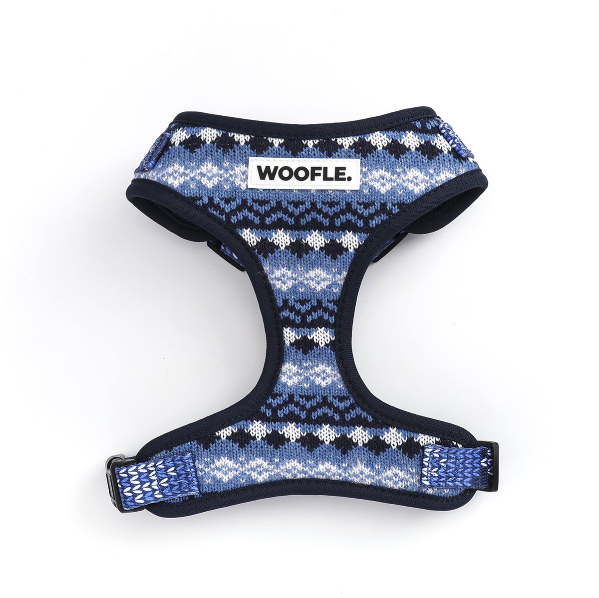 WOOFLE. - Complete Set - Hondentuigje - Accessoires - Merry Tail - Donkerblauw - Kerstmis - Limited Edition - Kerst - Maat S