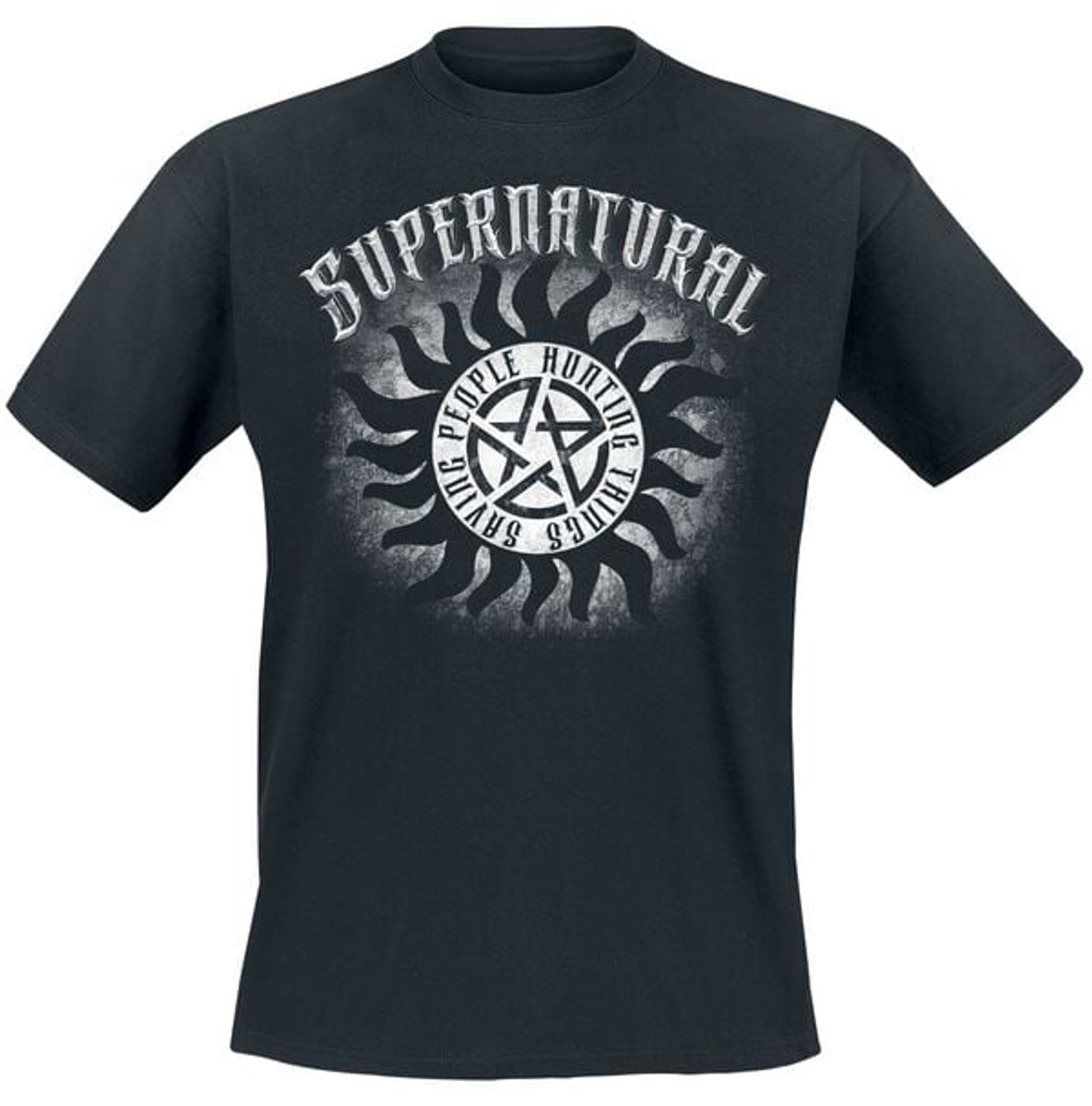 Supernatural Hunting Things Heren T-shirt - zwart - 4XL