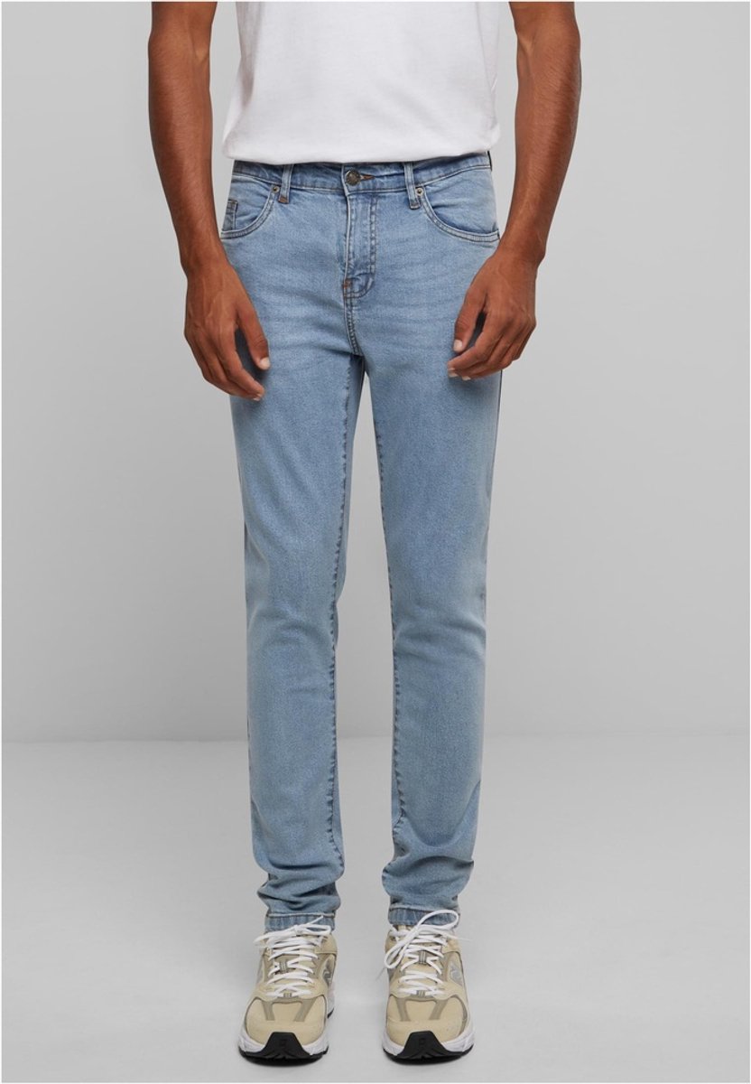 Urban Classics Heavy Ounce Slim Fit Jeans Jeans lichtblauw W32L31