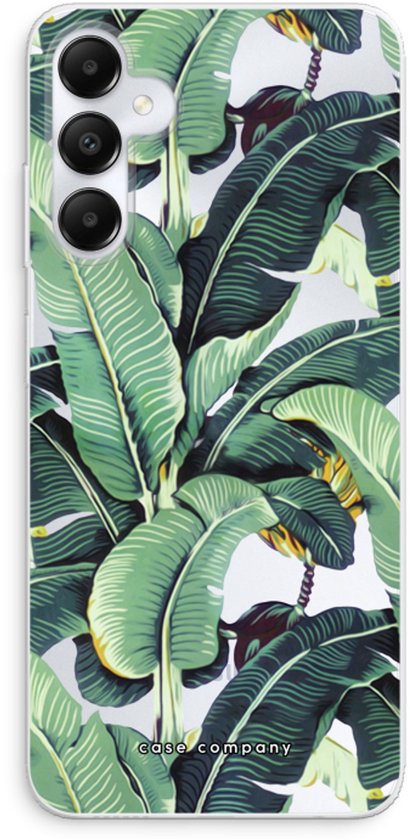 Case Company® - Coque Samsung Galaxy A05s - Feuilles de bananier - Coque de téléphone souple - Protection sur tous les côtés et bord de l'écran