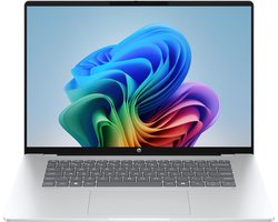 HP OmniBook 5 Next Gen AI 16-bf0622nd Copilot+ PC Snapdragon X1P-42-100 Laptop 40,6 cm (16") 2K 32 GB LPDDR5x-SDRAM 1 TB SSD Wi-Fi 6E (802.11ax) Windows 11 Home Zilver QWERTY