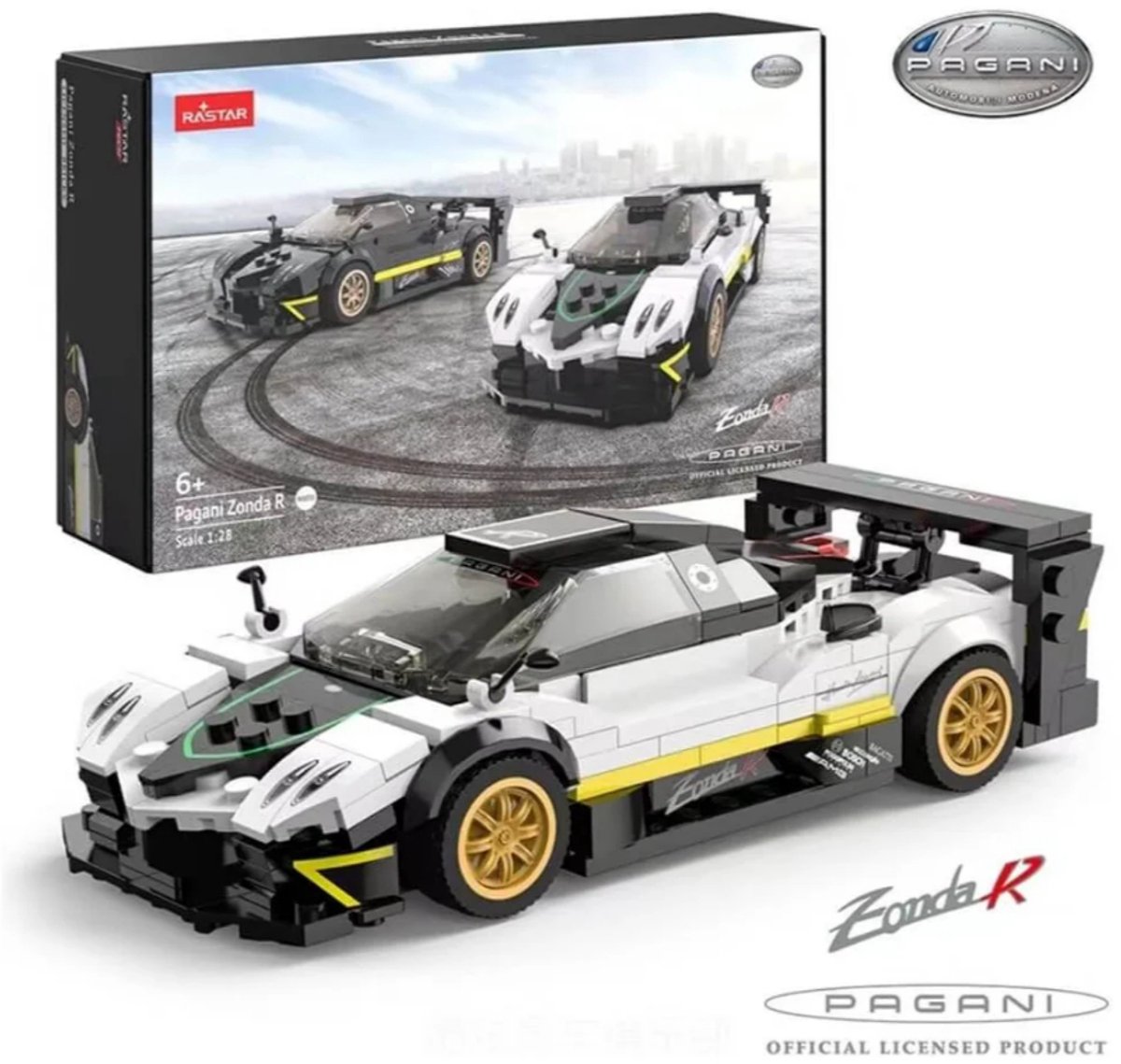 RASTAR Pagani Zonda R 1:28 - 93900 - - ONESIZE