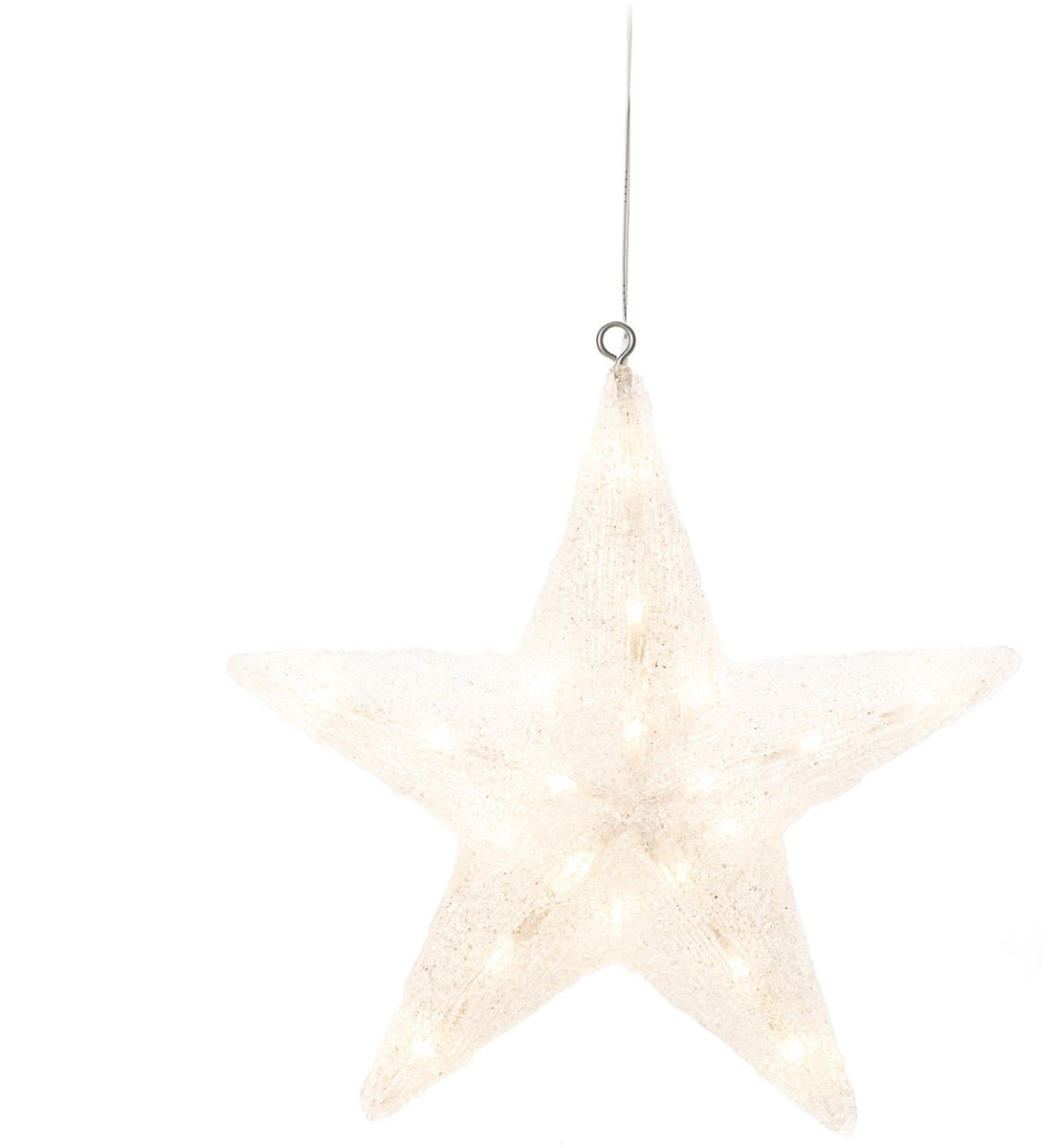 Konstsmide Verlichte kerstster - hangend - 40 cm - 40 led lampjes - warm wit - buiten gebruik - kerstverlichting