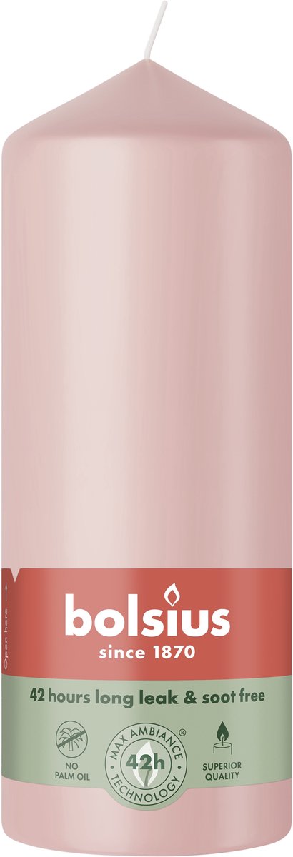Bolsius Stompkaars 150/58 Nevelig Roze