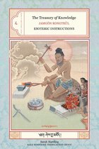 Boekomslag 'The Treasury of Knowledge' met een Boeddhistische afbeelding van een man die metaal bewerkt bij een smidse.