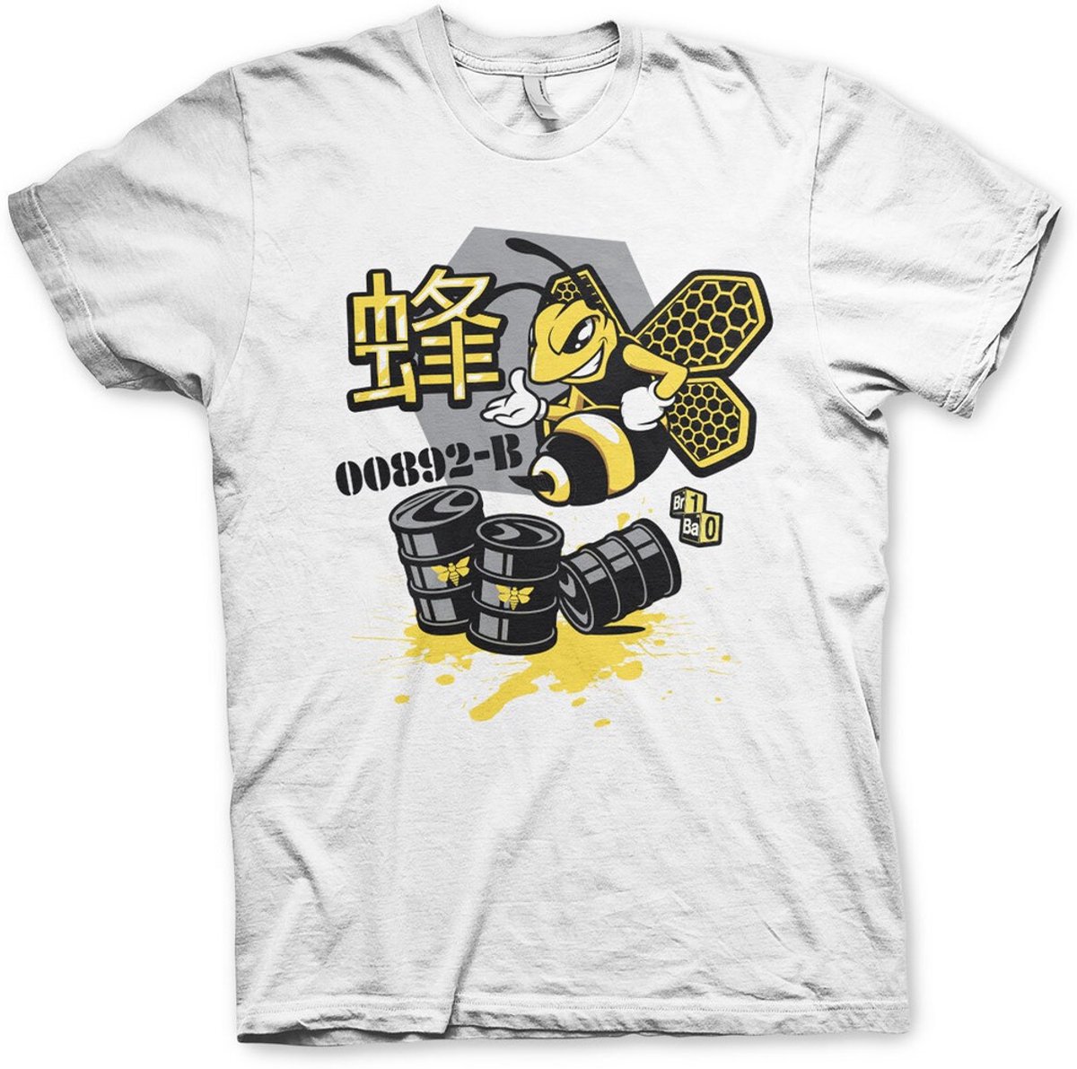 Breaking Bad Meth Bee 00892-B T-shirt Wh eit