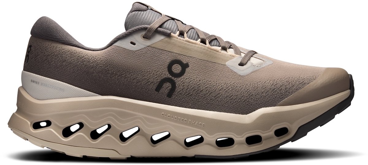 On Cloudsurfer Trail 2 Waterproof Heren Beige