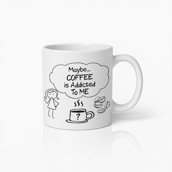 Koffiemok 330ml - Koffie Is Altijd Een Goed Idee - Grappige Neem Een Pauze Keramische
