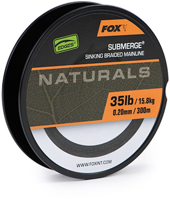 Fox Submerge Sinking Braided Mainline - Maat : 600m - 0.38mm - 65lb - 29.5 kilo van Fox — afbeelding 5
