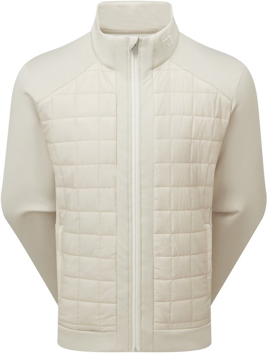 Veste de golf légère et isolante pour homme Footjoy ThermoSeries, coupe-vent, beige