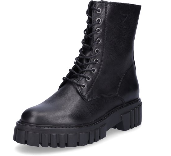Rieker DAMES Enkellaarzen 73500, Vrouwen Veterlaarsjes,laars,halve laars,veterschoen,overgangsschoen,Blauw (blau / 14),37 EU / 4 UK : Rieker