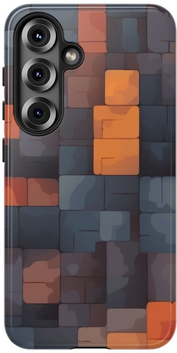 Gestileerd Baksteenpatroon – Telefoonhoesje Geschikt voor Samsung Galaxy S25