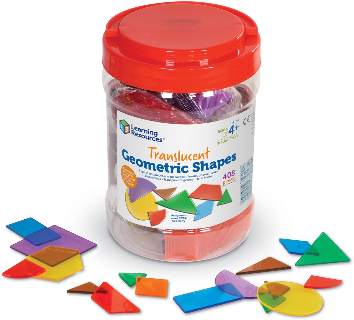 Learning Resources geometrische - vormen - 408 stuks - 4+