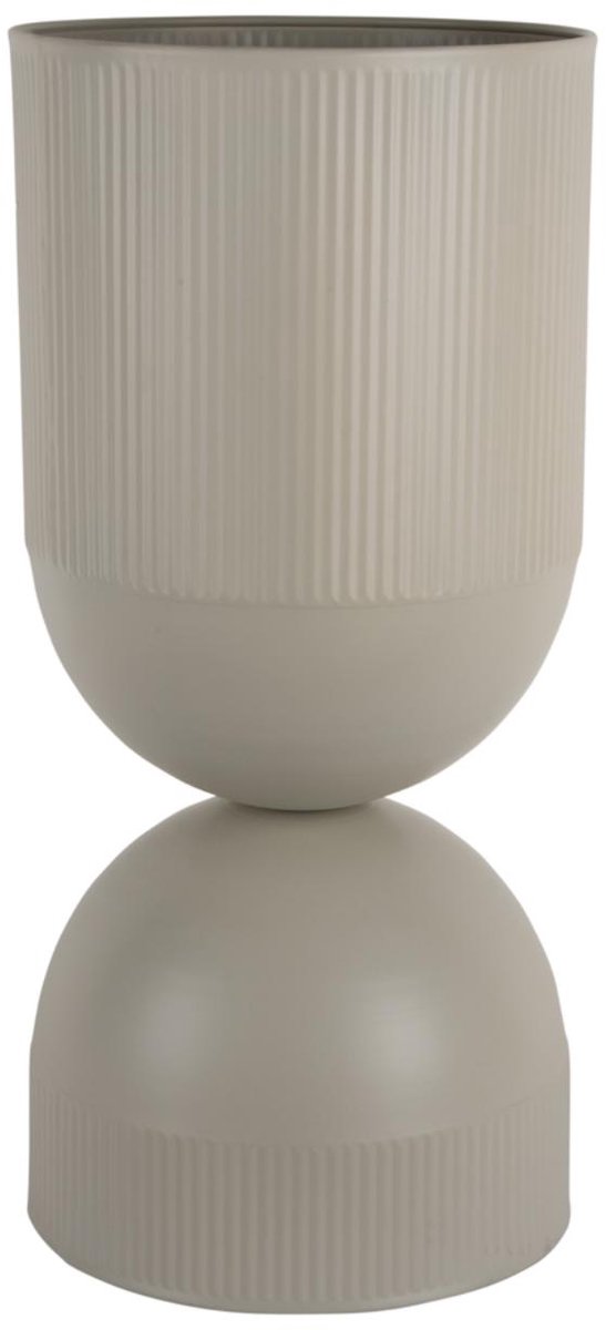 Present Time Bloempot Tonar Xl - Grijs - 25.5x25.5x55cm - Modern