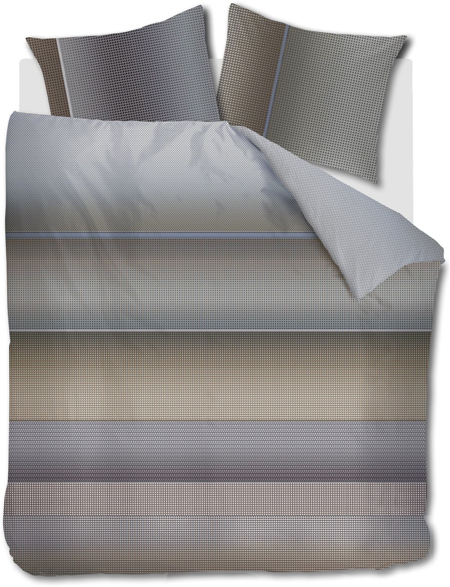 Kardol Charlottesville dekbedovertrek - Lits-Jumeaux - 240 x 200/220 cm - Blauwgrijs