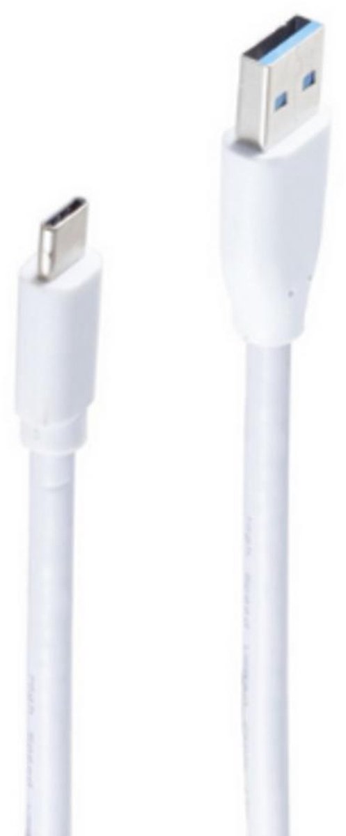 BS13-31046 - 3 m - USB A - USB C - USB 3.2 Gen 1 (3.1 Gen 1) - 5000 Mbit/s - White