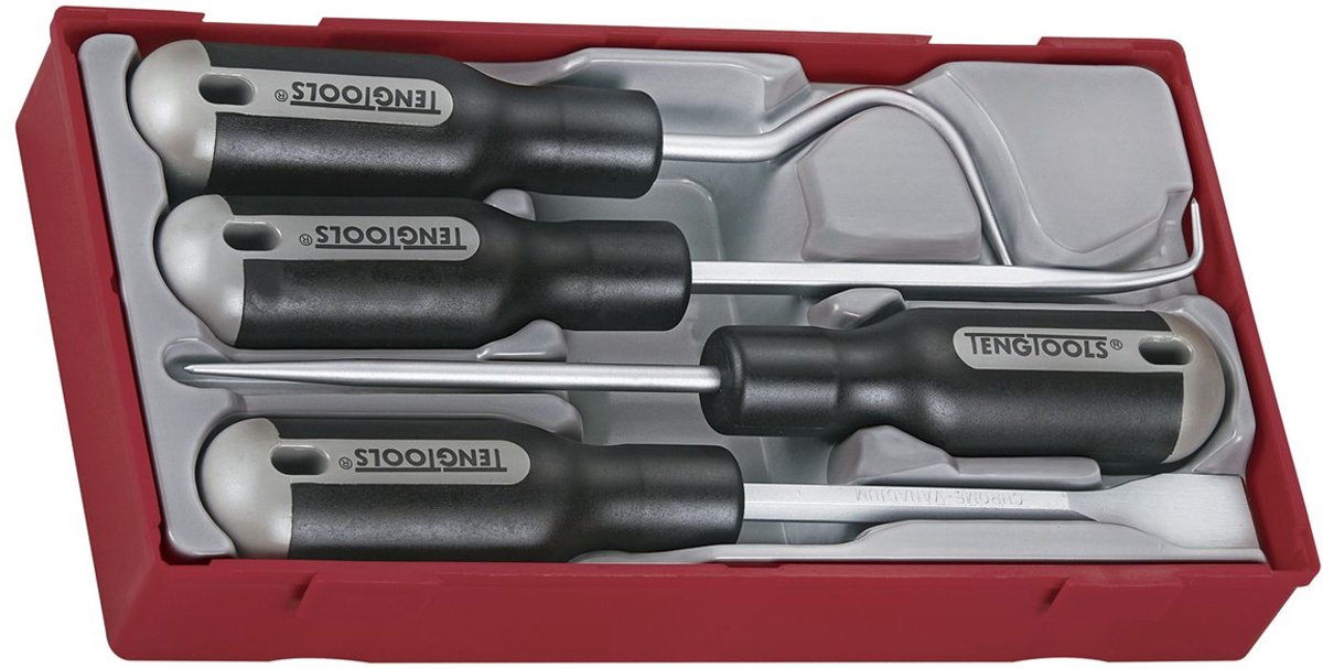 Schraperset TT1 tray 4 delig Teng Tools
