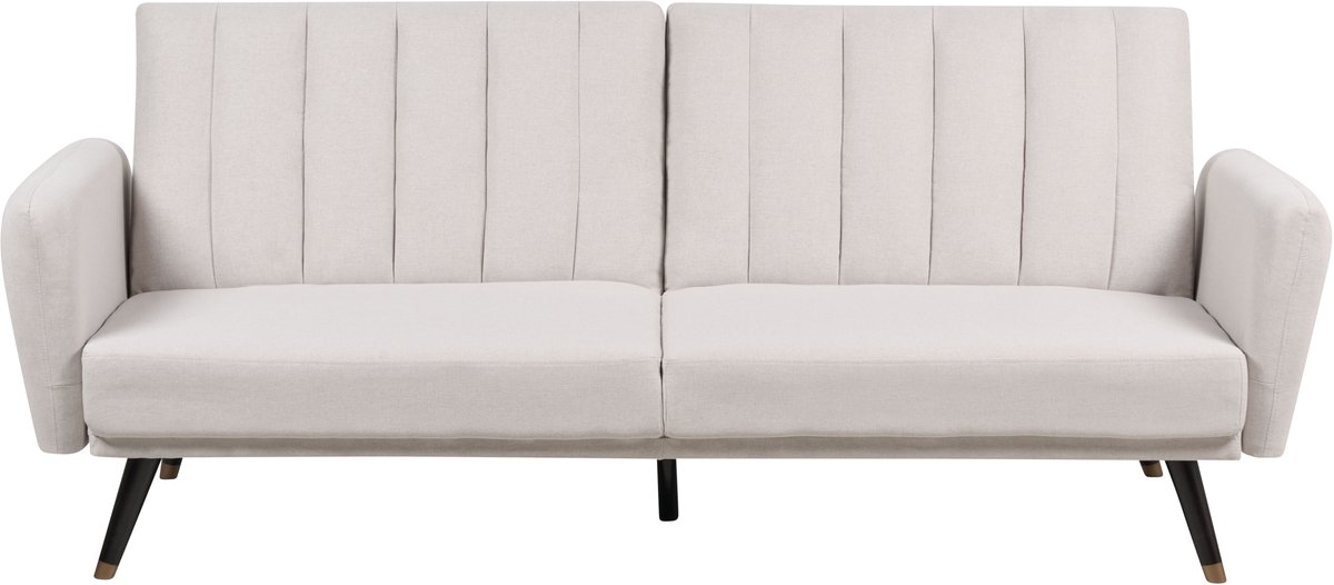 VIMMERBY - Slaapbank - Beige - Polyester