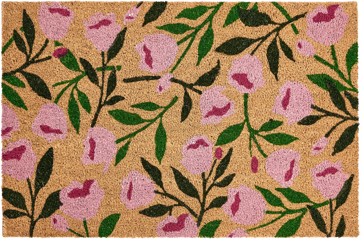 Beliani MANGUAO - Deurmat - Natuurlijk - 60 x 90 cm - Kokos