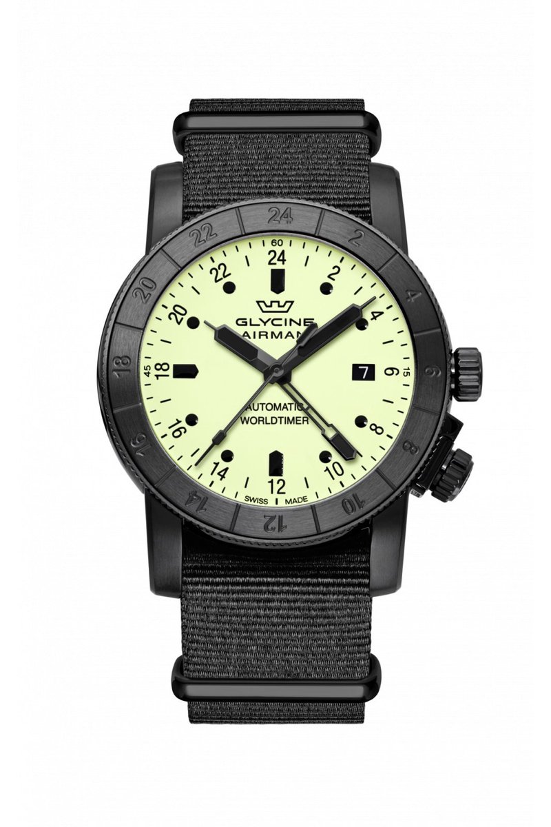 Glycine GL0069 - AIRMAN full lume GMT 42