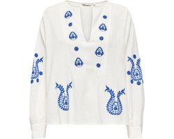 ONLY - ONLMOON L/S EMB TOP WVN NOOS Dames Top