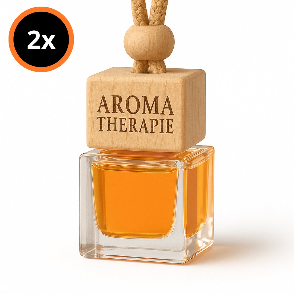 Reqz® Autoparfum Cologne Geur – 2x Auto Diffuser Parfum – Luxe Houten Auto Geurverfrisser – Langdurige Frisse Geur