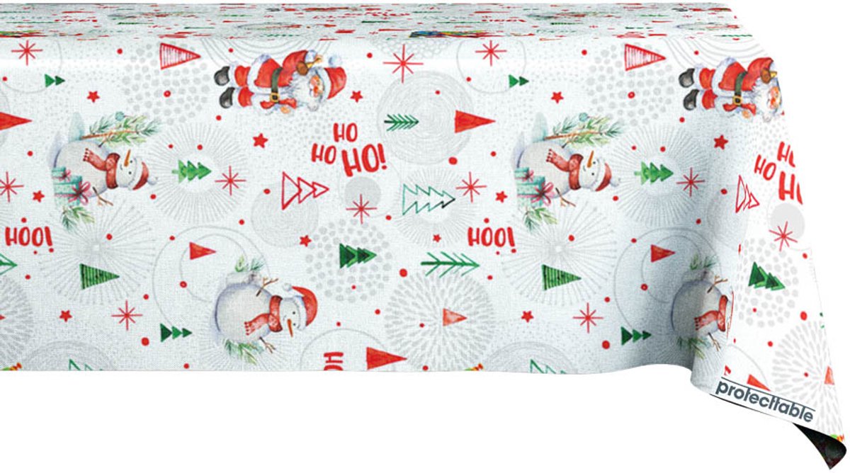 Artoid Mode Tafelkleed met rode sneeuwpop, Kerstmis, tafellinnen, winter, keuken, binnendecoratie, vakantie, feest, decoratie, 85 x 85 cm