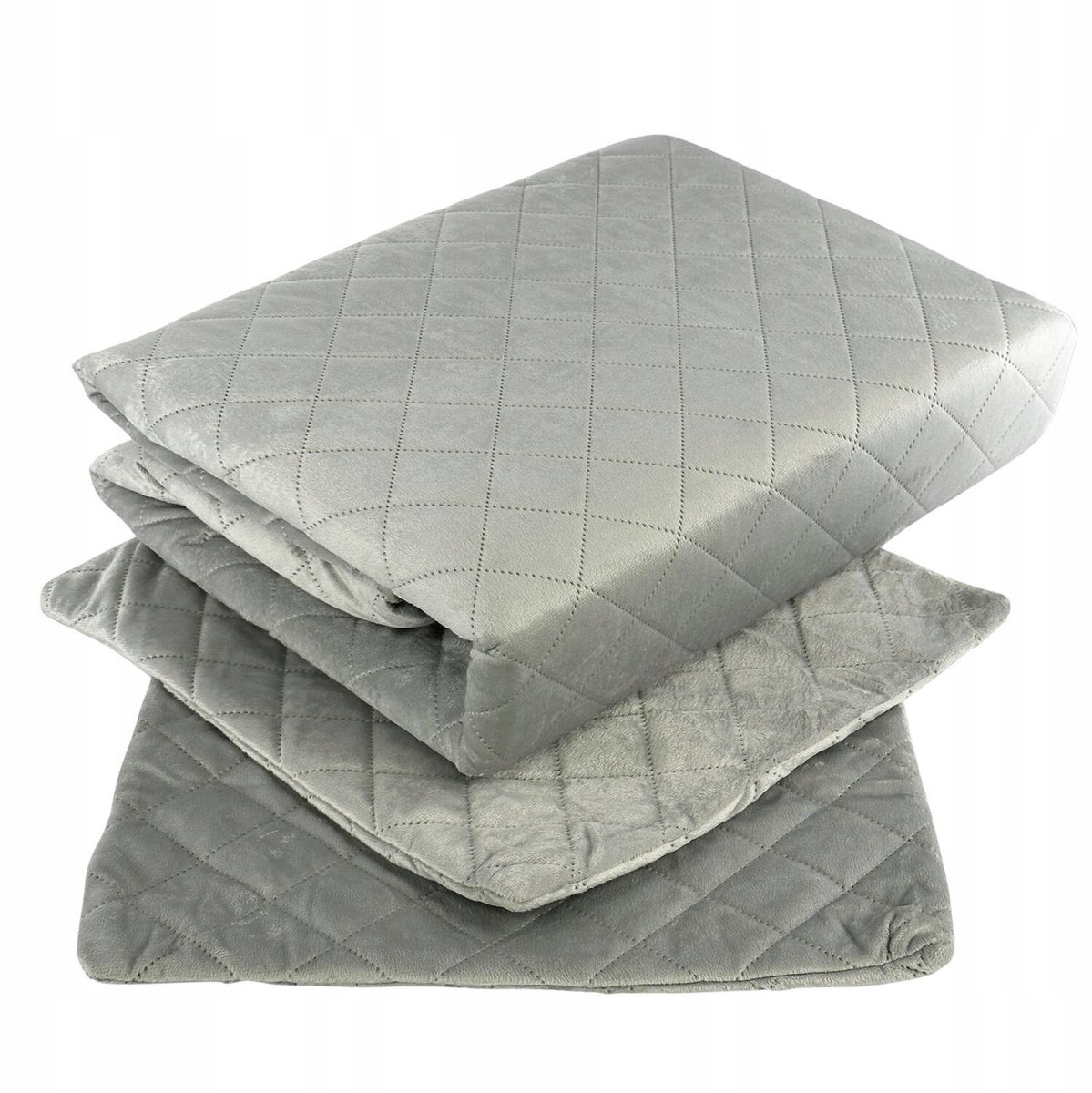 Dubbelzijdige Sprei Amarante Grijs 180x220 cm + 2 Kussenslopen