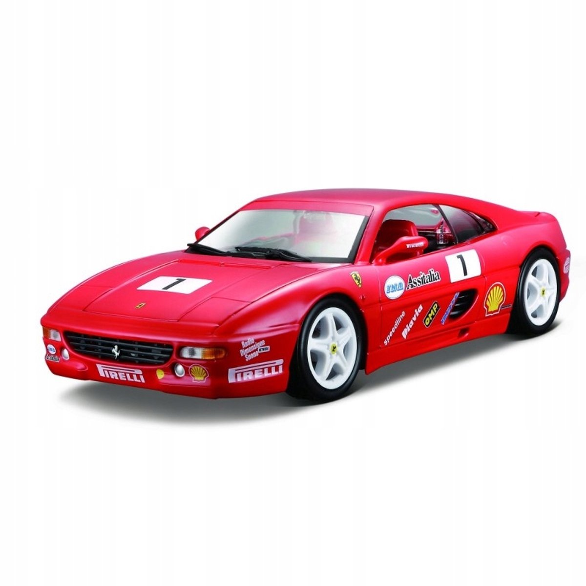 Bburago Ferrari F355 Challenge Schaal 1:24 Modelauto Rood