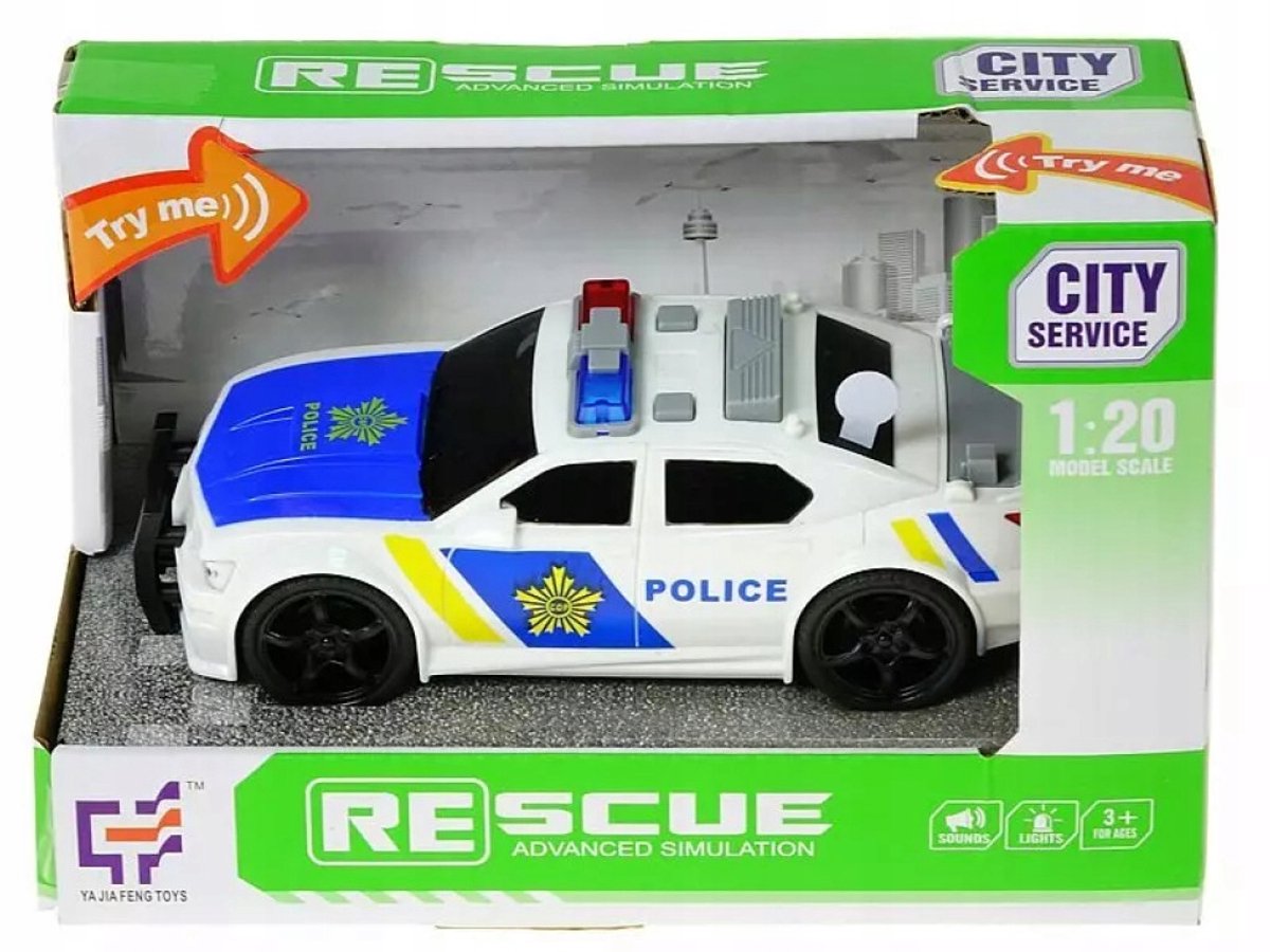 Politiewagen met Licht- en Geluidseffecten - Adar