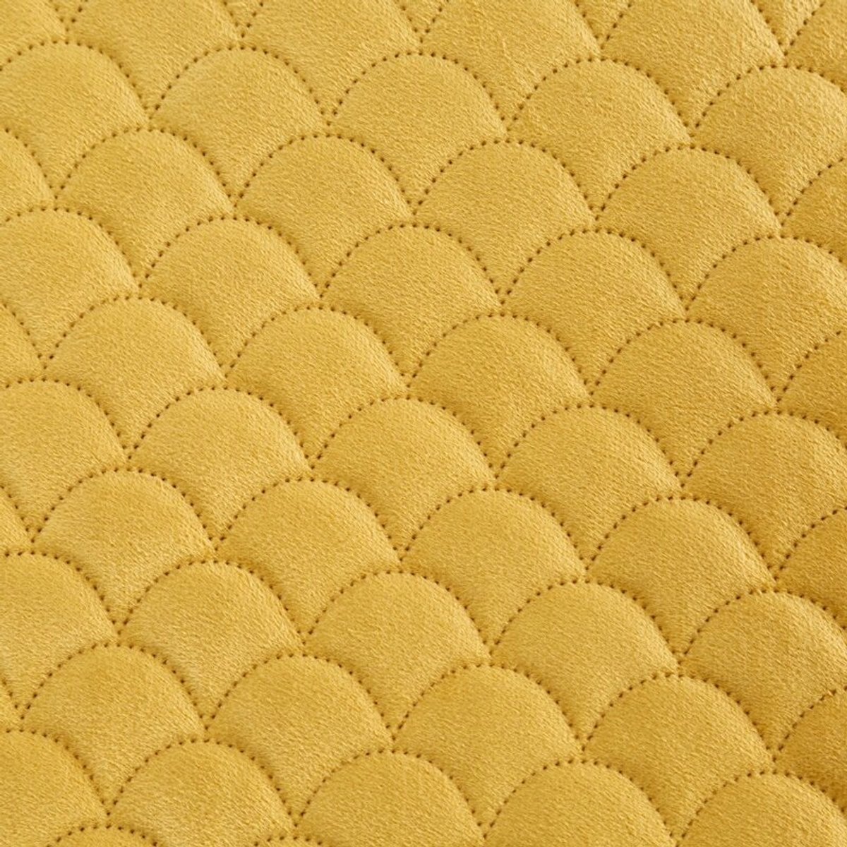 Ariel Dekbedovertrek 170x210cm Mosterdgeel - Stijlvol en Zacht