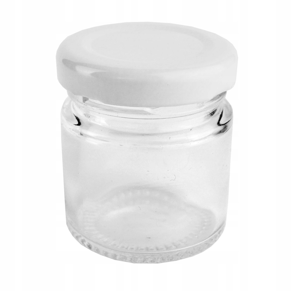 Glazen Potje 40ml met Witte Dop - Ideaal voor Honing & Kruiden