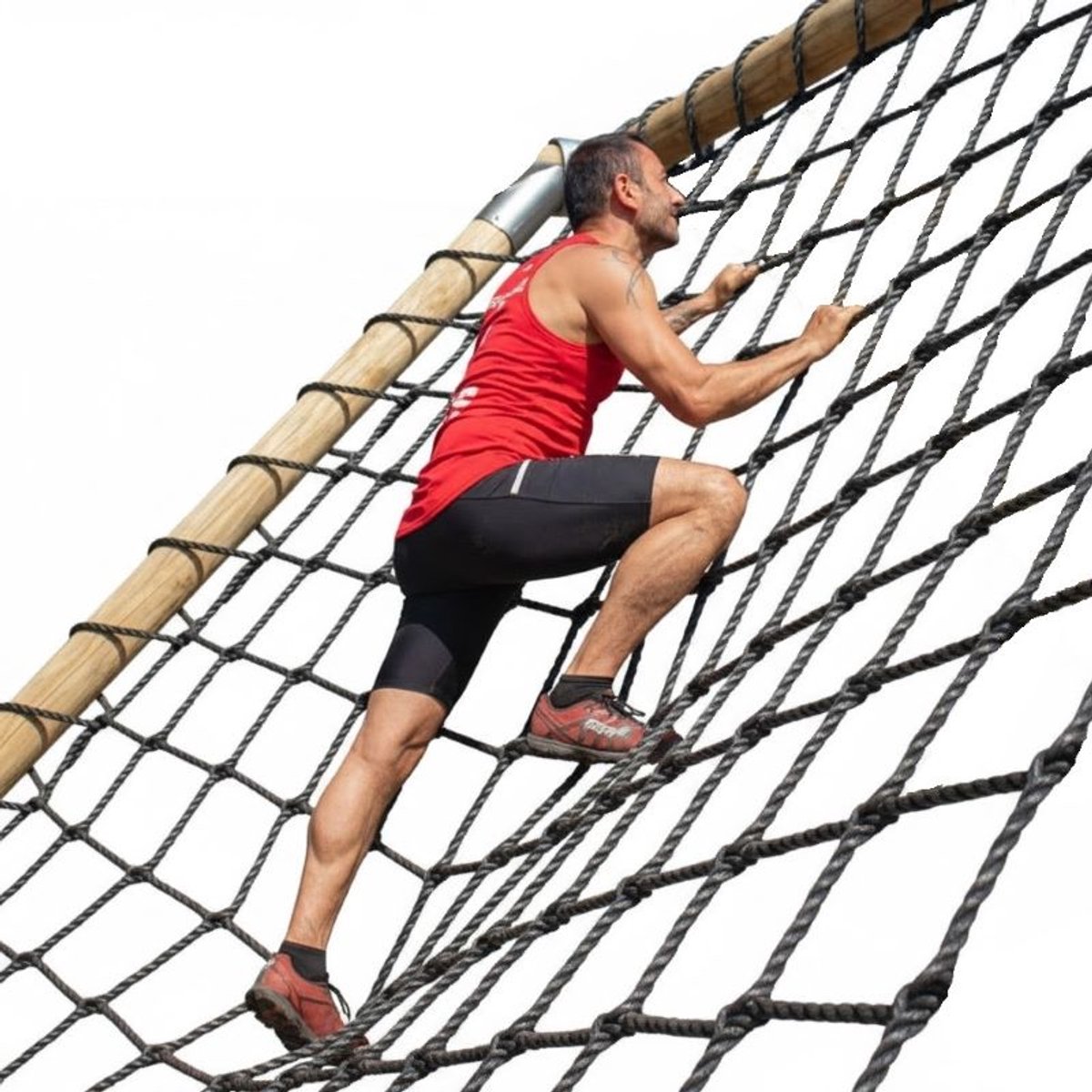 OBSTACLE SHOP - Klimnet - Polyprop Zwart