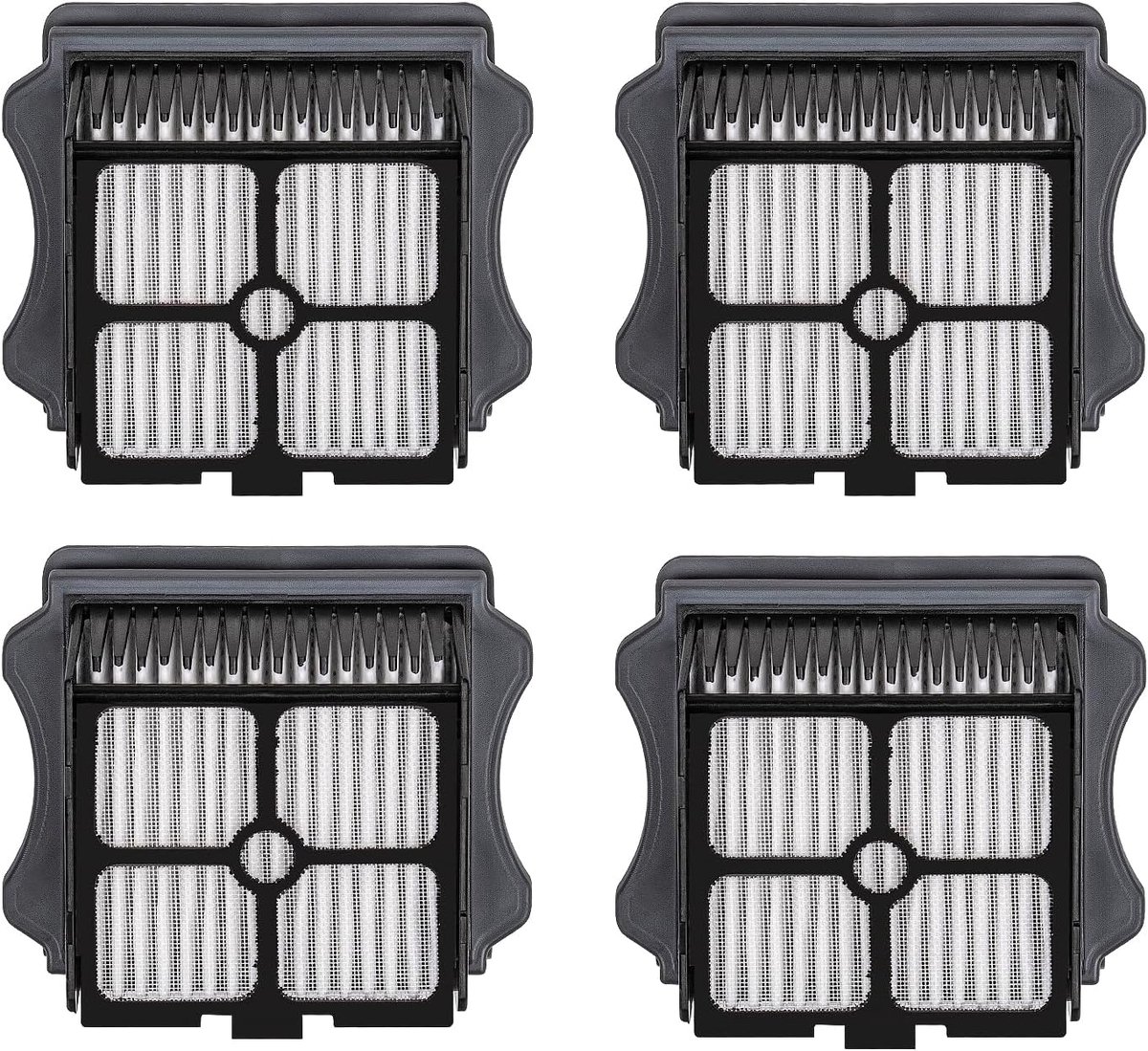 4-delige HEPA Filterset - Geschikt voor Tineco iFloor 3/Floor One S3/S5/S5 Pro 2 Draadloze Stofzuigers