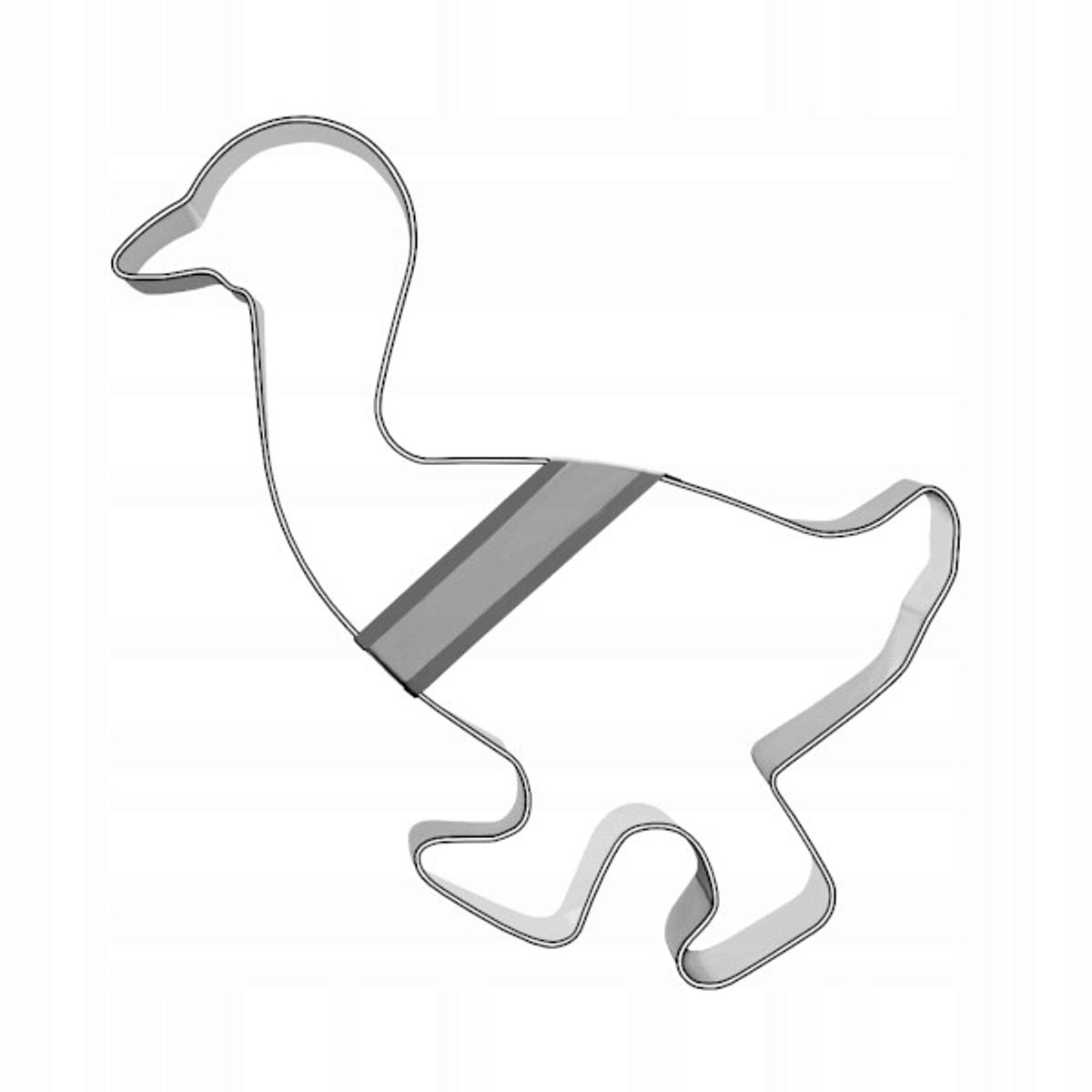 Gans Koekjesvorm 16 cm - Roestvrij Staal