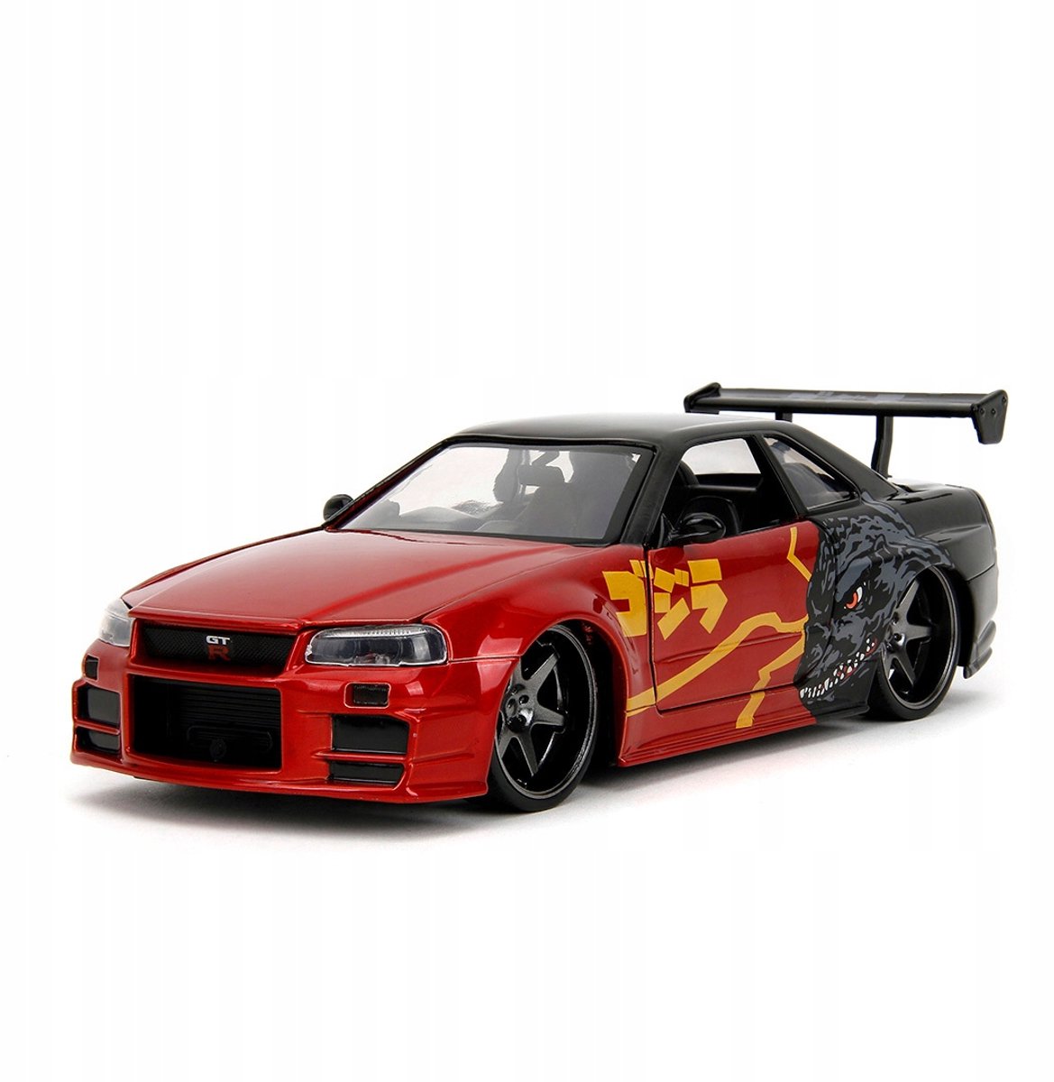 Zeker 2002 Nissan Skyline GT-R R34 1:24 metalen model - rood