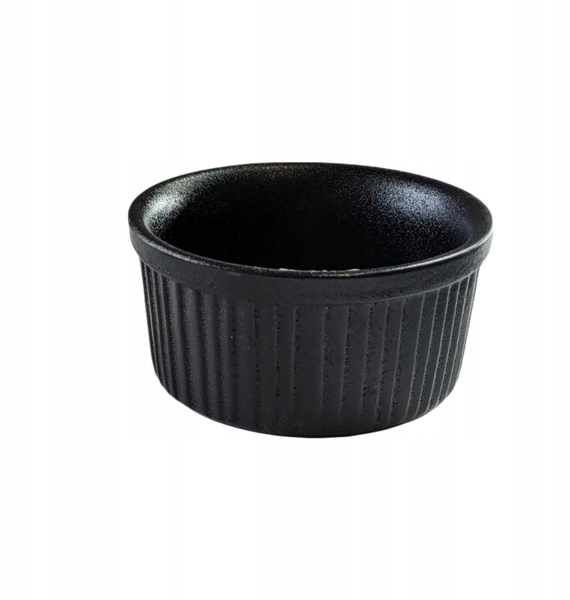 MPLCo Keramiek Muffin en Creme Brûlée vorm, 10 cm, Zwart