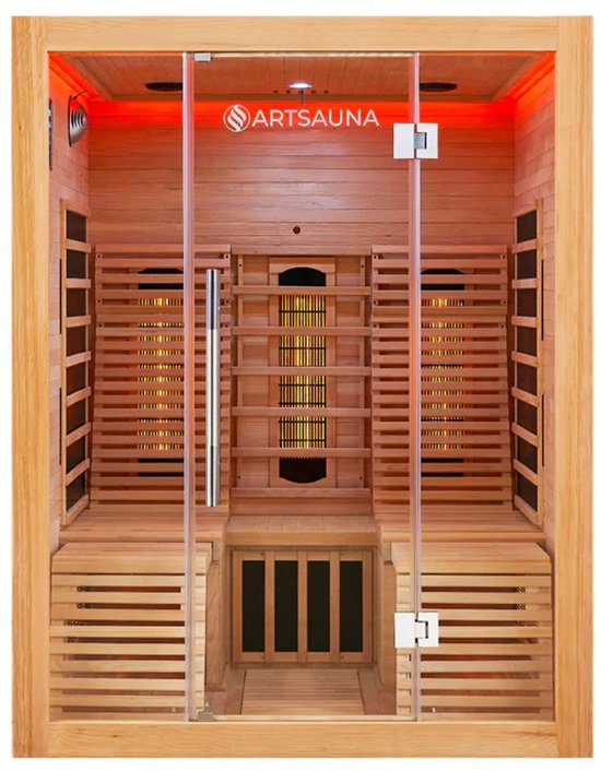 Infraroodcabine / Infraroodsauna Helsinki 150 - 2-3 Personen - 150x150x190 cm
