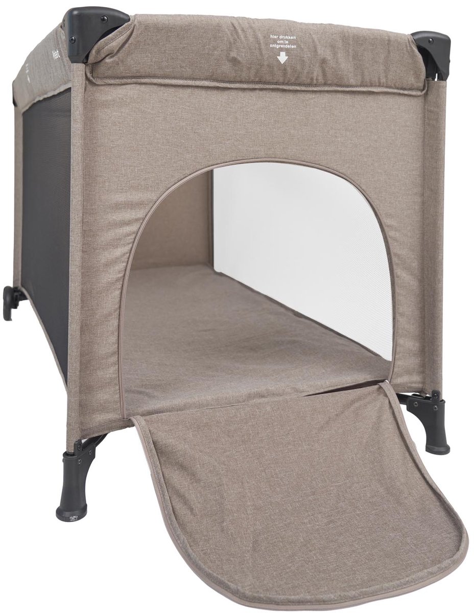 Prénatal campingbed Sinne - Inklapbaar reisbedje - Taupe bruin thumbnail 6