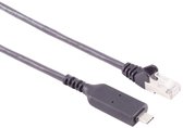 USB-C (m) naar RJ45 (m) Gigabit Ethernet Kabel - UTP - Basic - 5 meter - Zwart